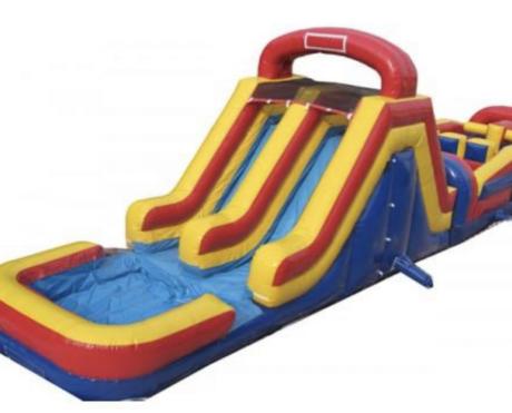 54 Ft Obstacle Wet/Dry Slide