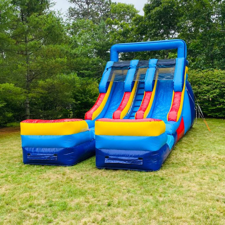 Retro Double Splash | Cape Cod Inflatable Rentals