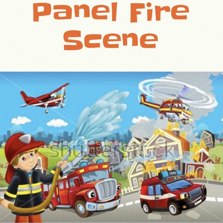 Panel Fire Truck